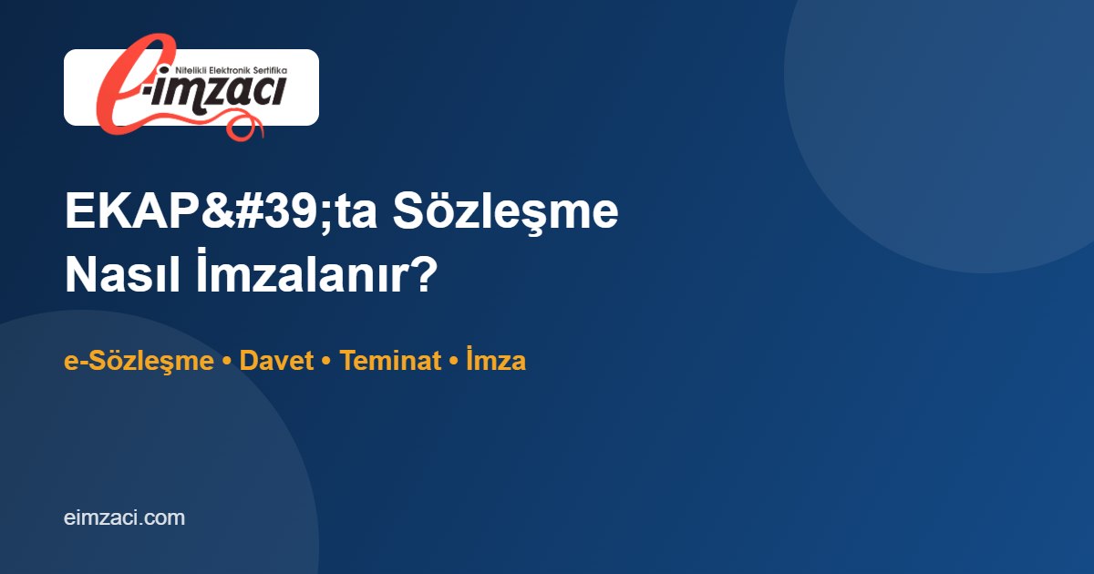 Banka evrakları e-imza ile imzalama