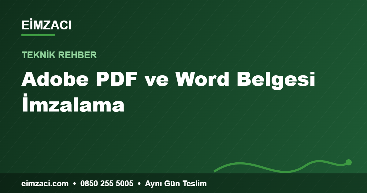 Banka PDF talimatını e-imza ile imzalama