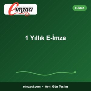 1 Yıllık E-İmza – EİMZACI logolu ürün görseli