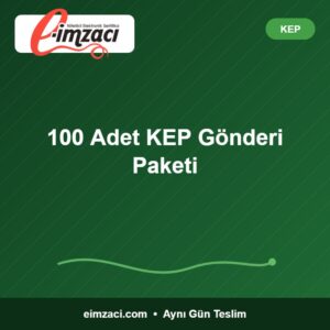 100 Adet KEP Gönderi Paketi – EİMZACI logolu ürün görseli