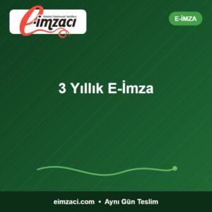 3 Yıllık E-İmza – EİMZACI logolu ürün görseli