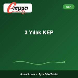 3 Yıllık KEP – EİMZACI logolu ürün görseli