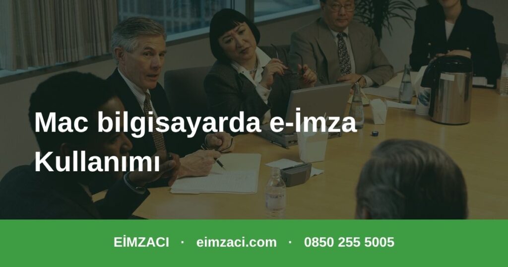 Mac bilgisayarda e-imza nasıl atılır macOS kurulum